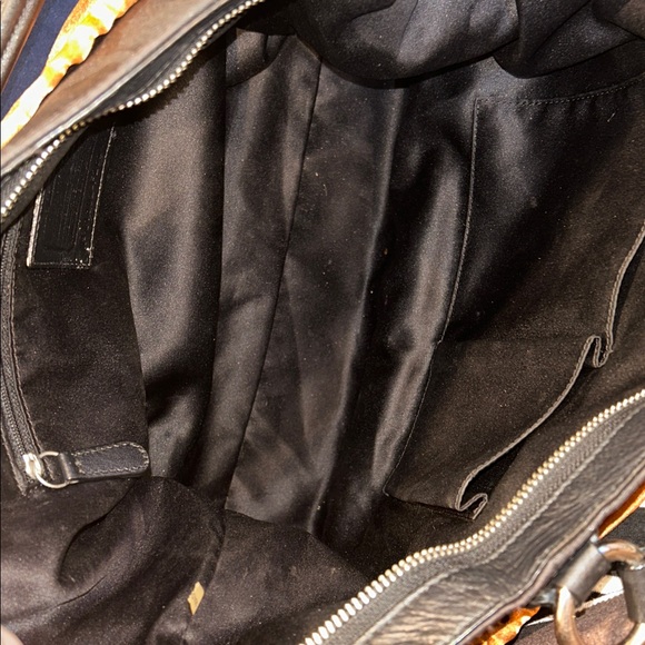 Coach Campbell Izzy Black Metallic Signature Buckle Tote - Picture 12 of 14